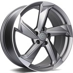 Felgi CARBONADO Matt Anthracite Front Polished